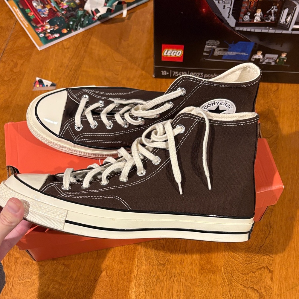 Converse Black and White Canvas Sneakers